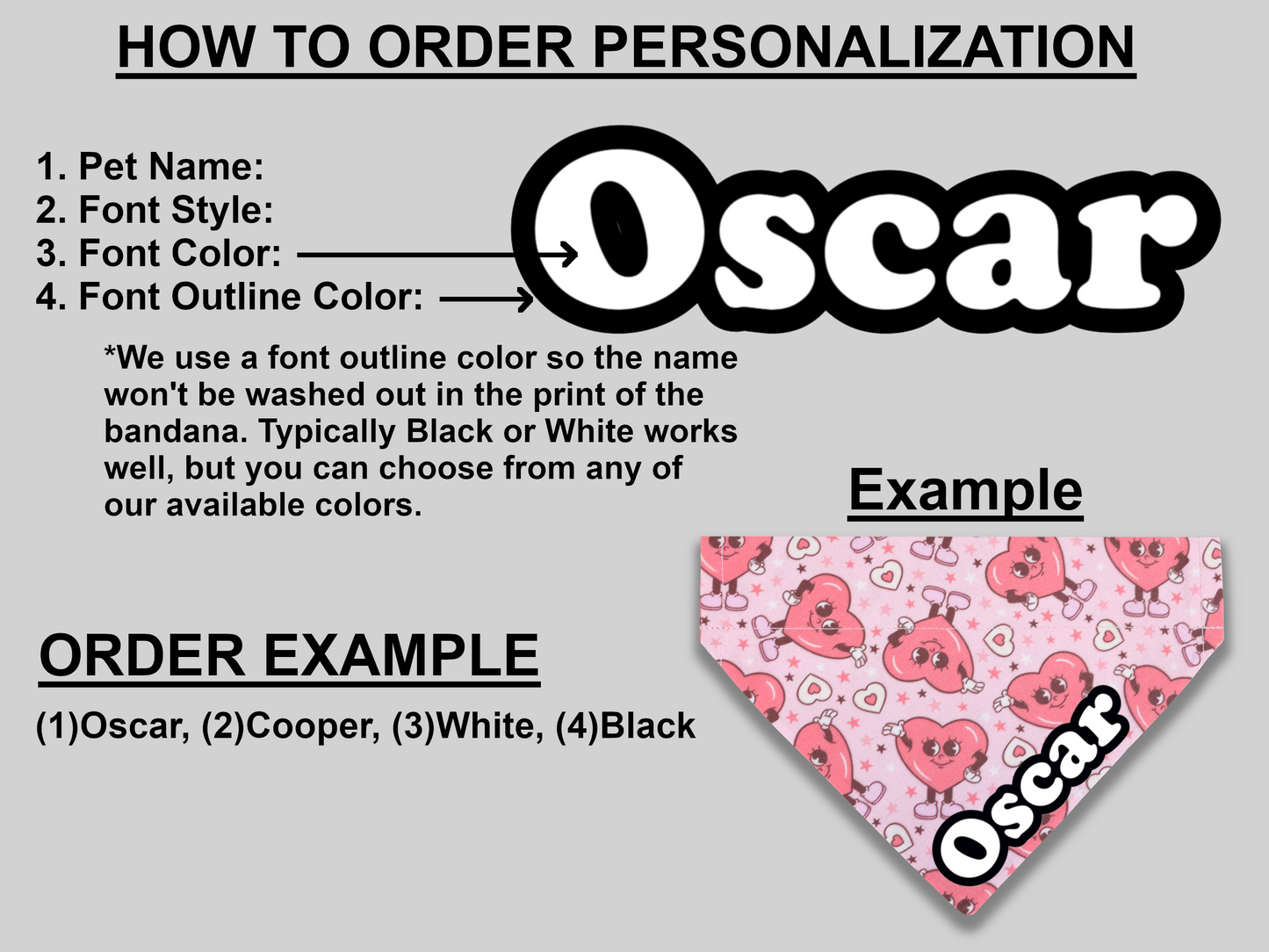 Bandana Personalization