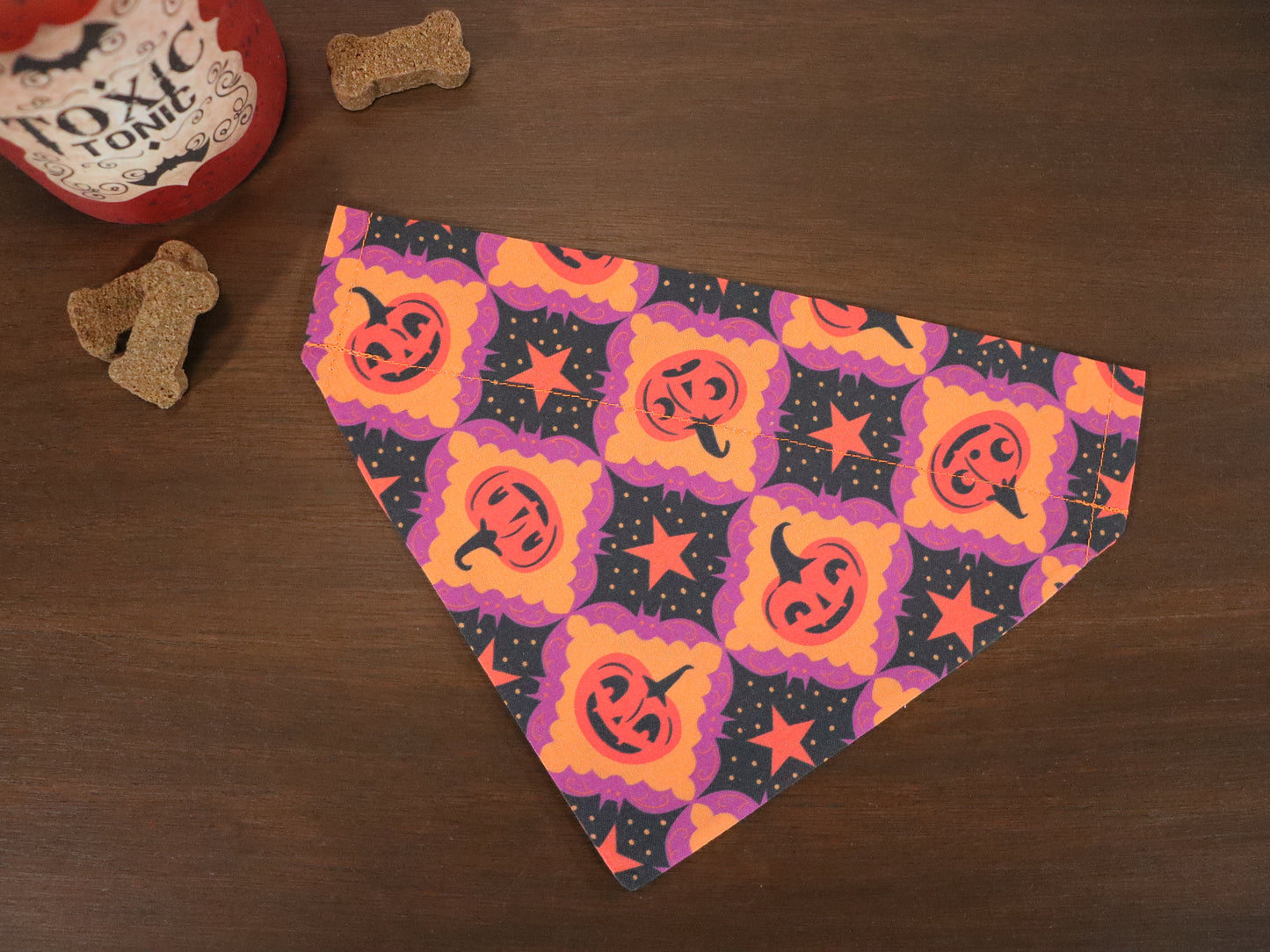 Halloween - Pumpkin & Bats Bandana