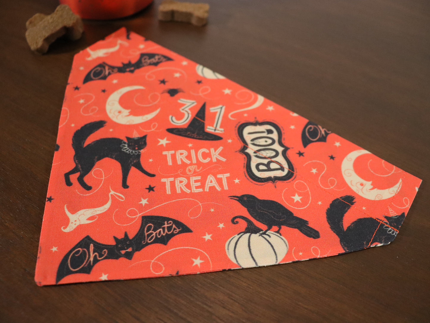 Halloween - Orange Treat or Treat Bandana