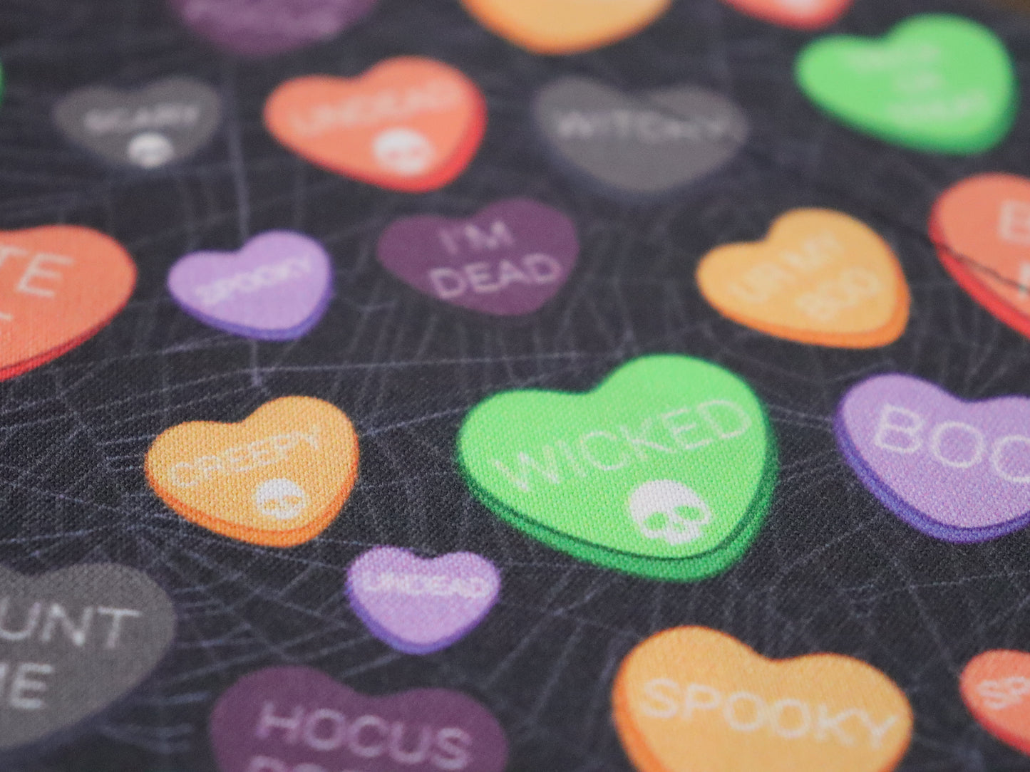 Halloween - Spooky Convo Hearts Bandana