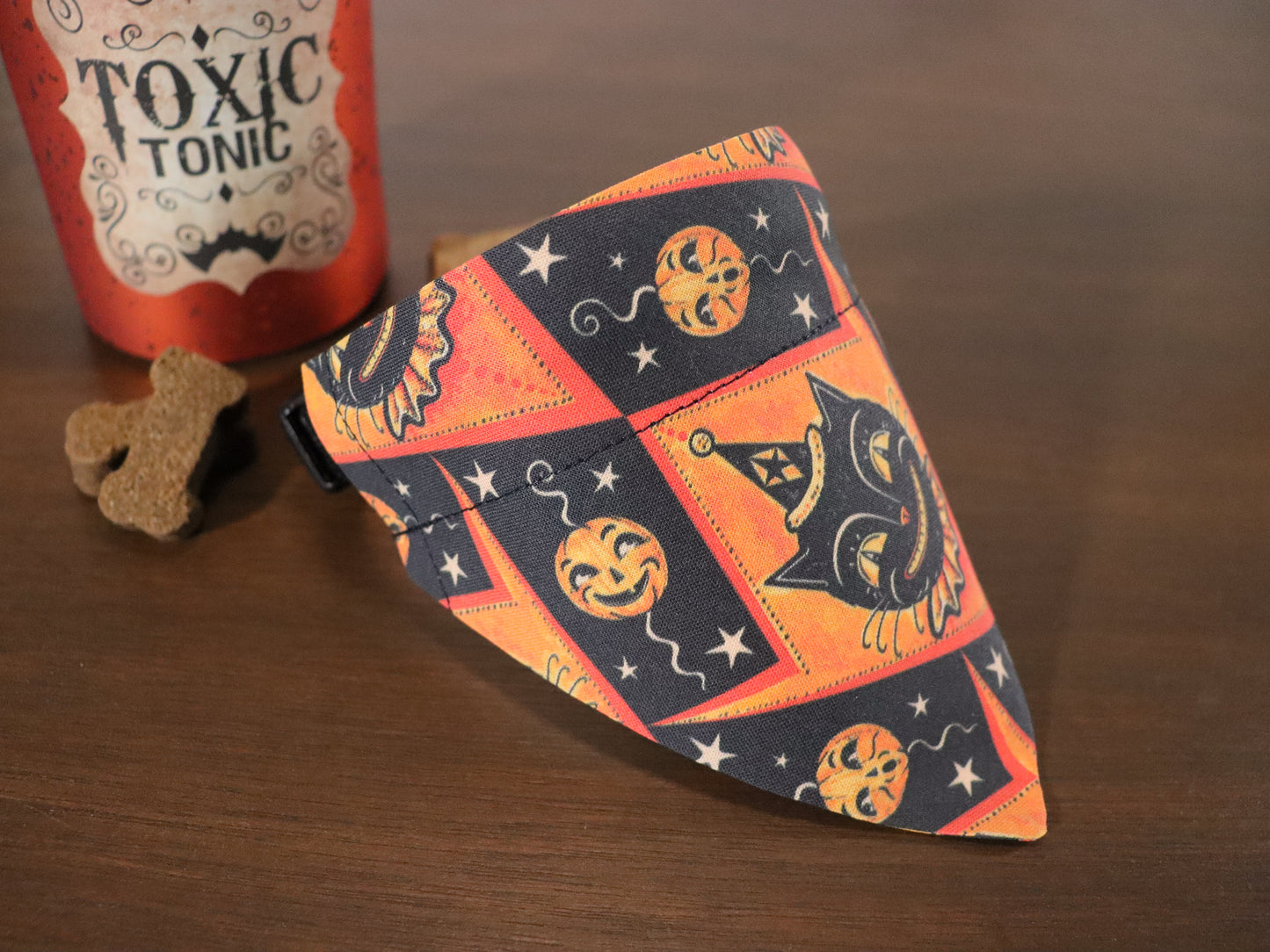 Halloween - Vintage Cats & Pumpkins Bandana