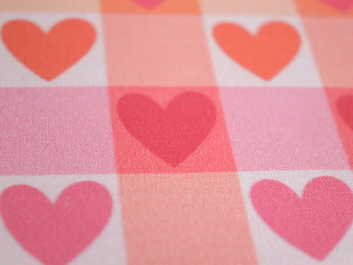 Valentine's Day - Gingham Hearts Bandana