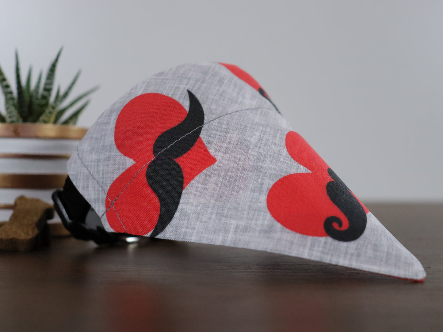 Valentine's Day - Mustache Hearts Bandana