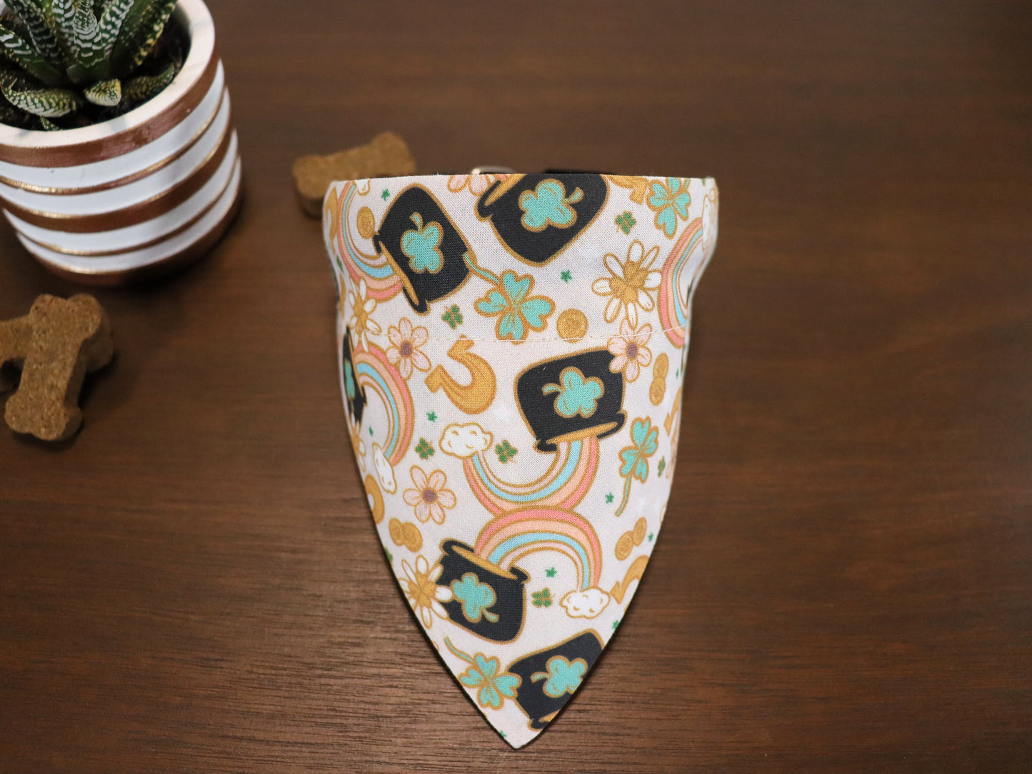 St. Patrick's Day - Vintage Rainbows Bandana