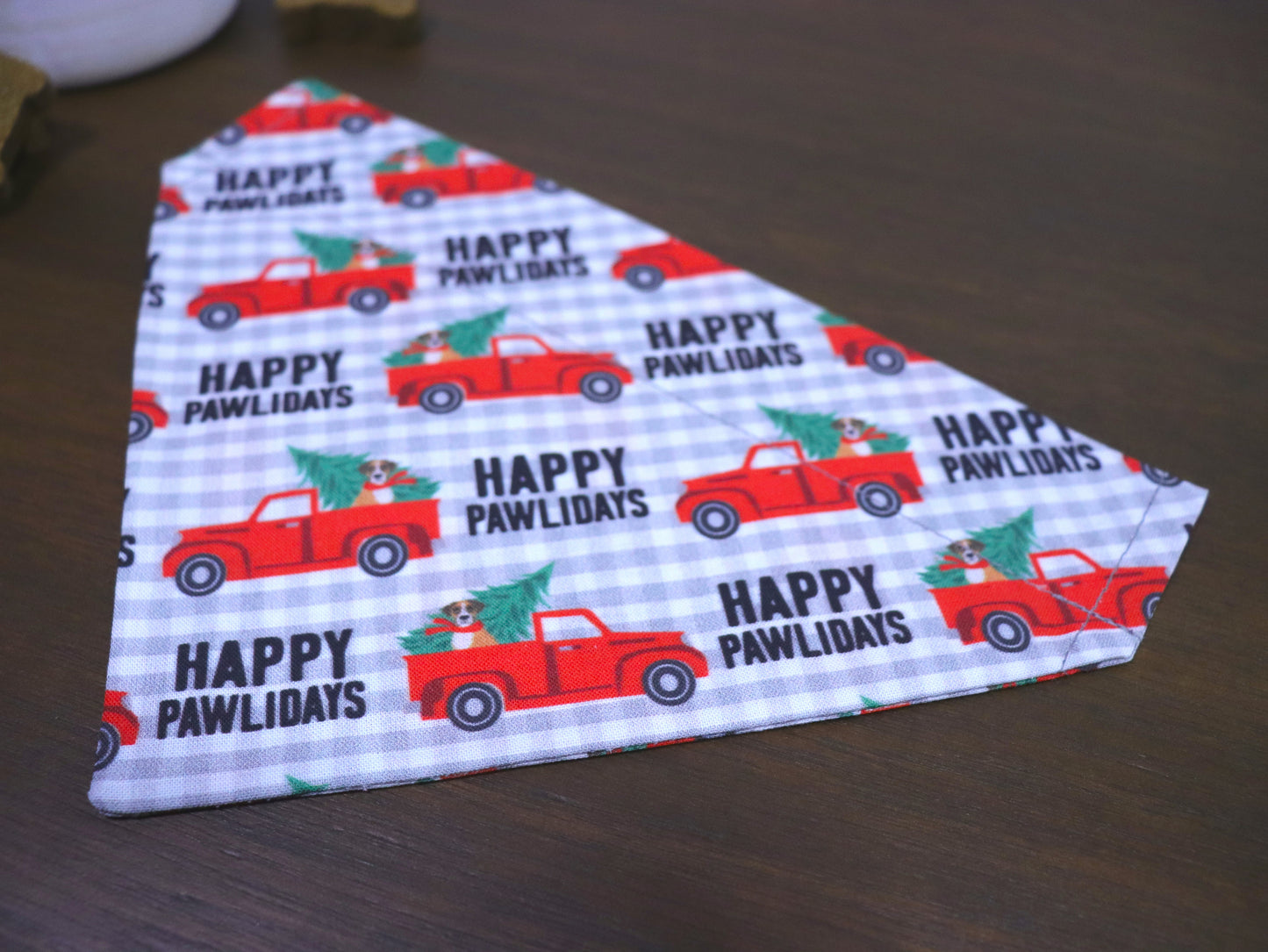 Christmas - Happy Pawlidays Bandana