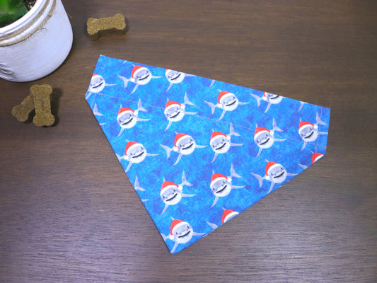 Christmas - Santa Shark Bandana