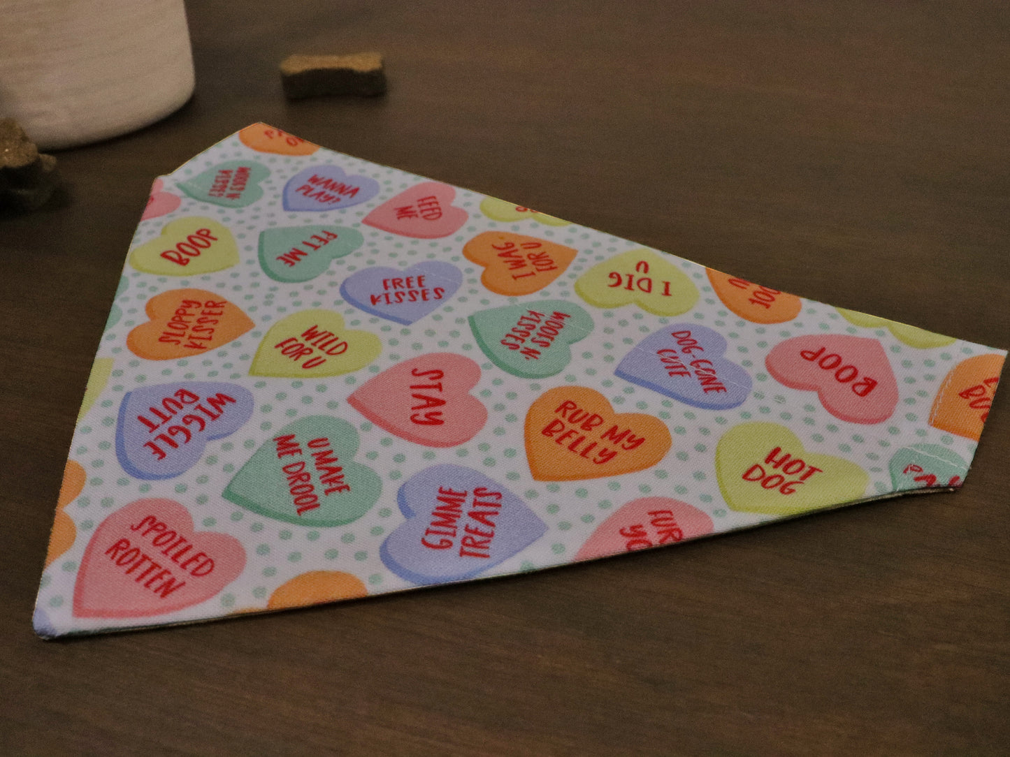 Valentine's Day - Conversation Hearts Bandana