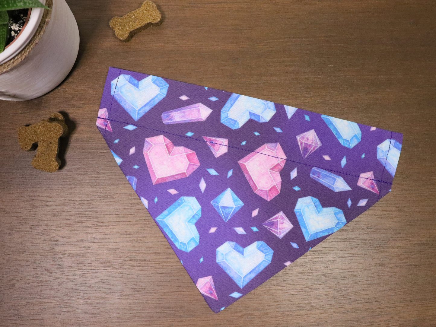 Valentine's Day - Gem Hearts Bandana