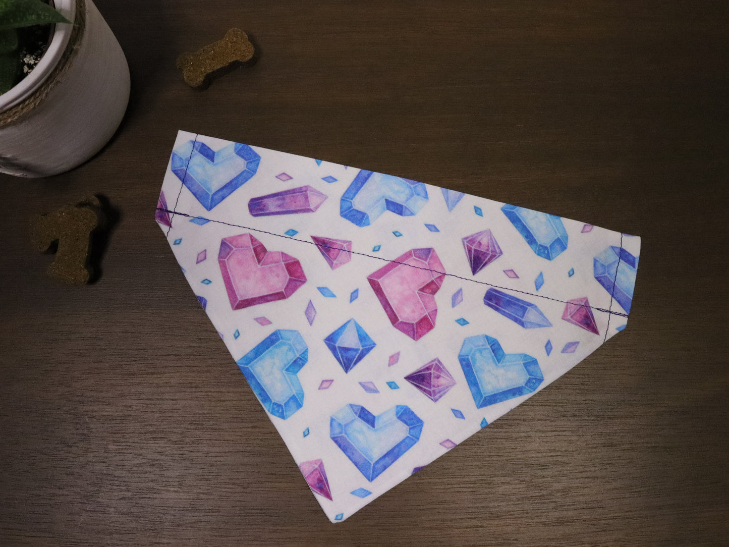 Valentine's Day - Gem Hearts Bandana