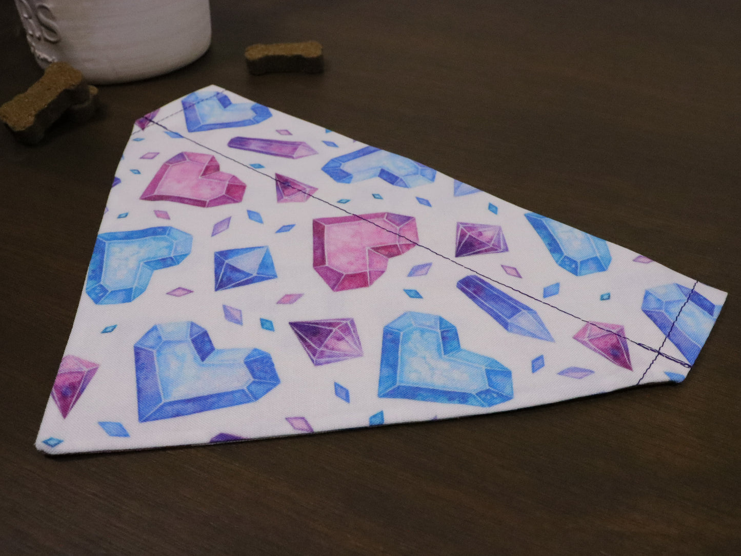 Valentine's Day - Gem Hearts Bandana