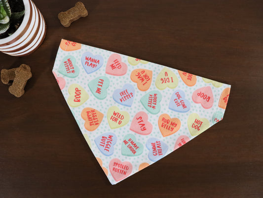 Valentine's Day - Conversation Hearts Bandana