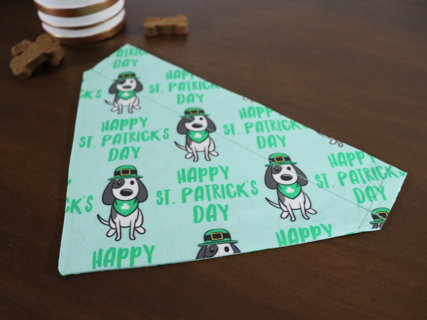 St. Patrick's Day - Dog With Hat Bandana