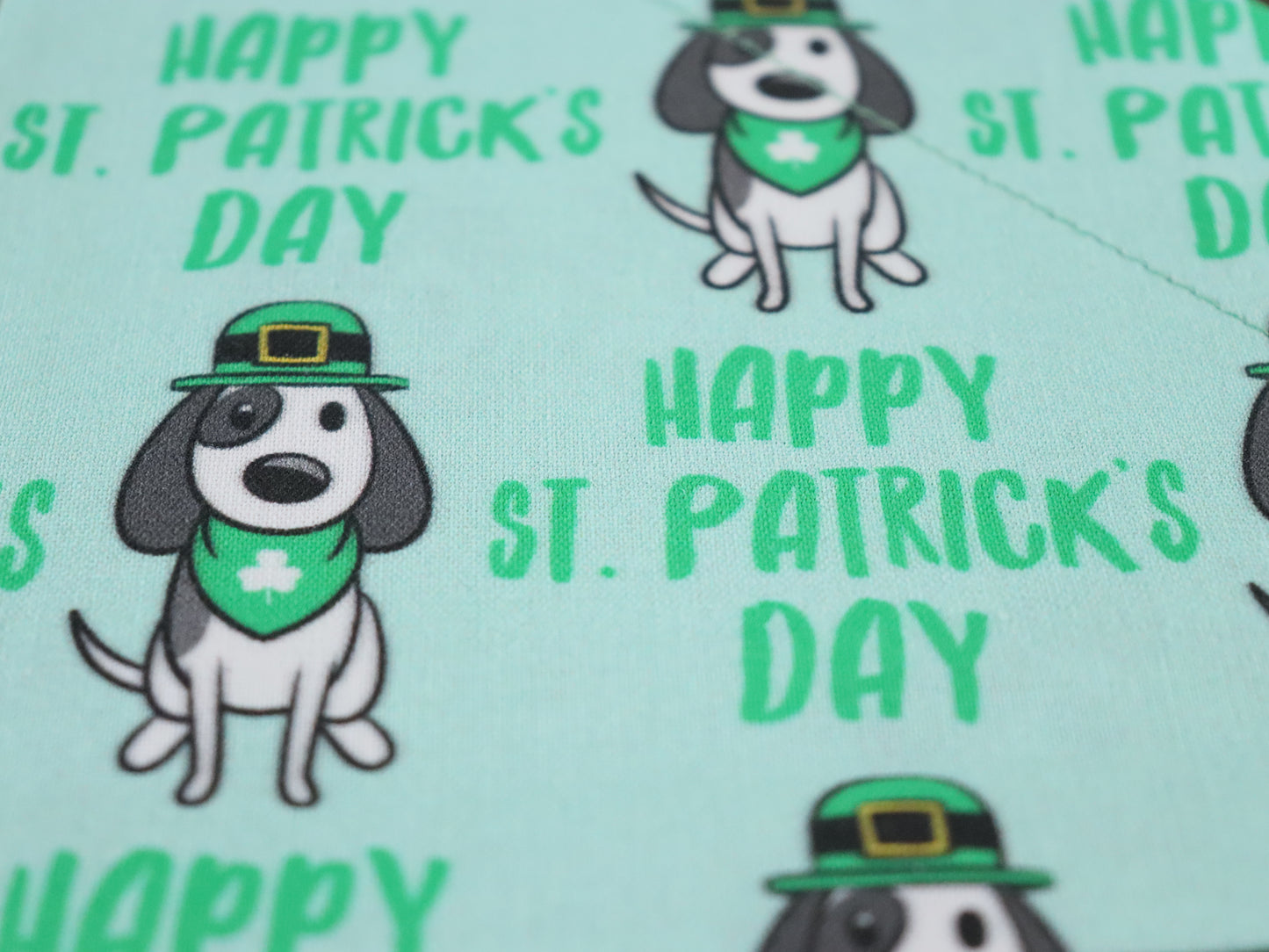 St. Patrick's Day - Dog With Hat Bandana