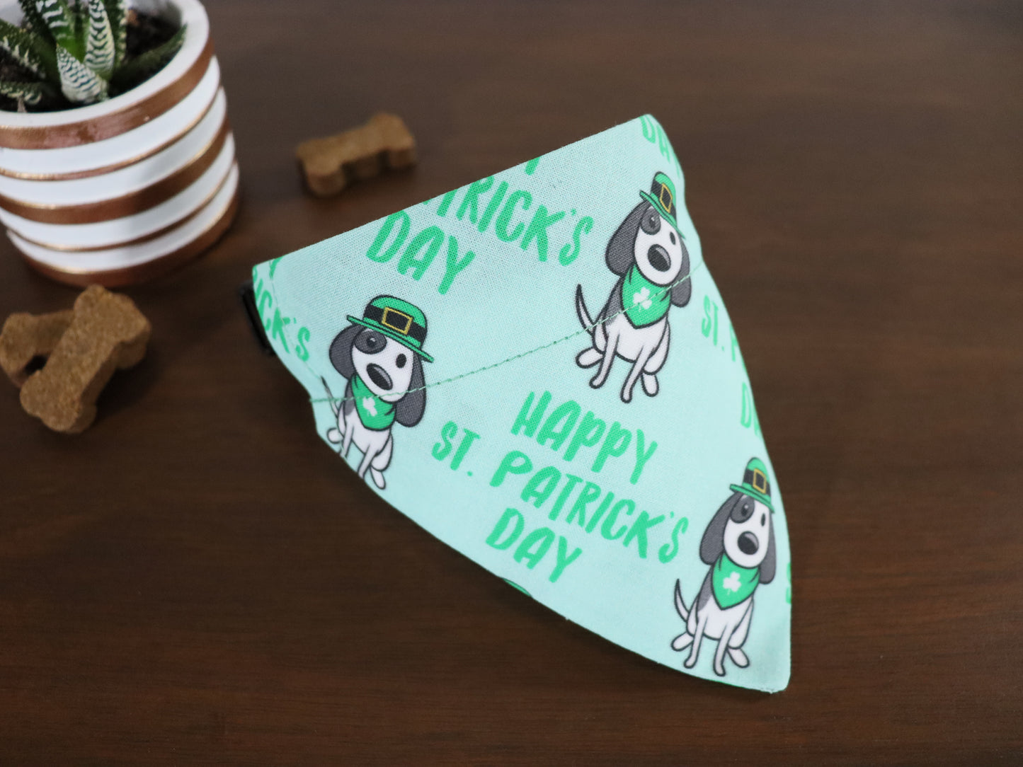 St. Patrick's Day - Dog With Hat Bandana