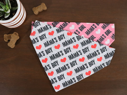 Valentine's Day - Mama's Boy or Mama's Girl Bandana