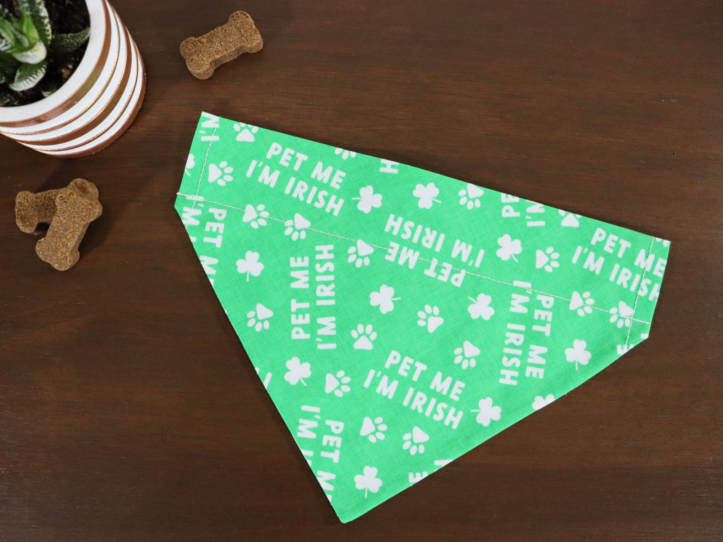 St. Patrick's Day - Pet Me I'm Irish Bandana