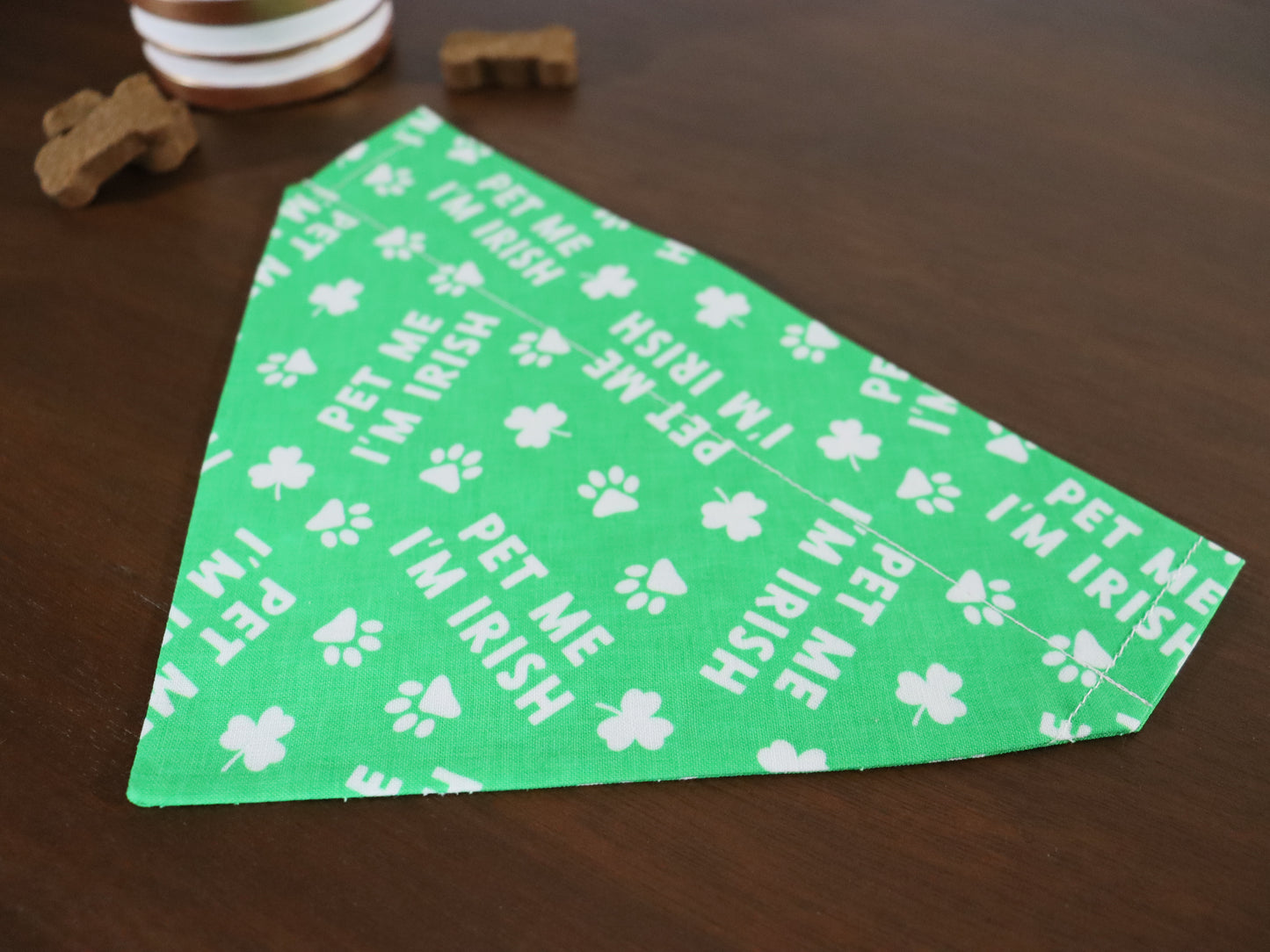 St. Patrick's Day - Pet Me I'm Irish Bandana