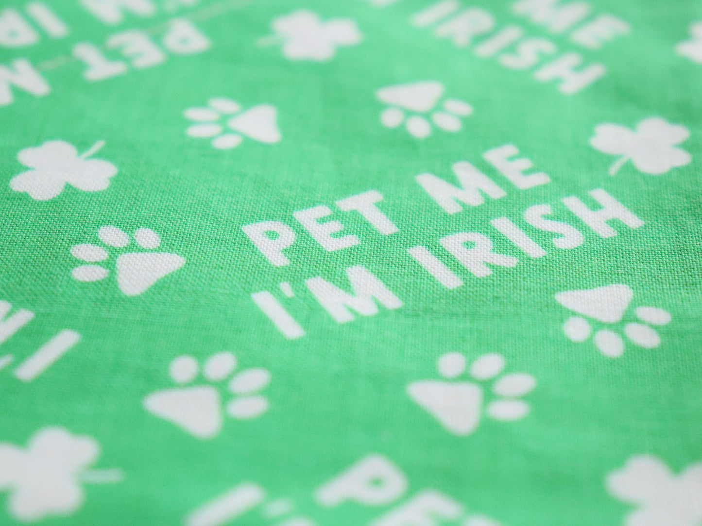 St. Patrick's Day - Pet Me I'm Irish Bandana