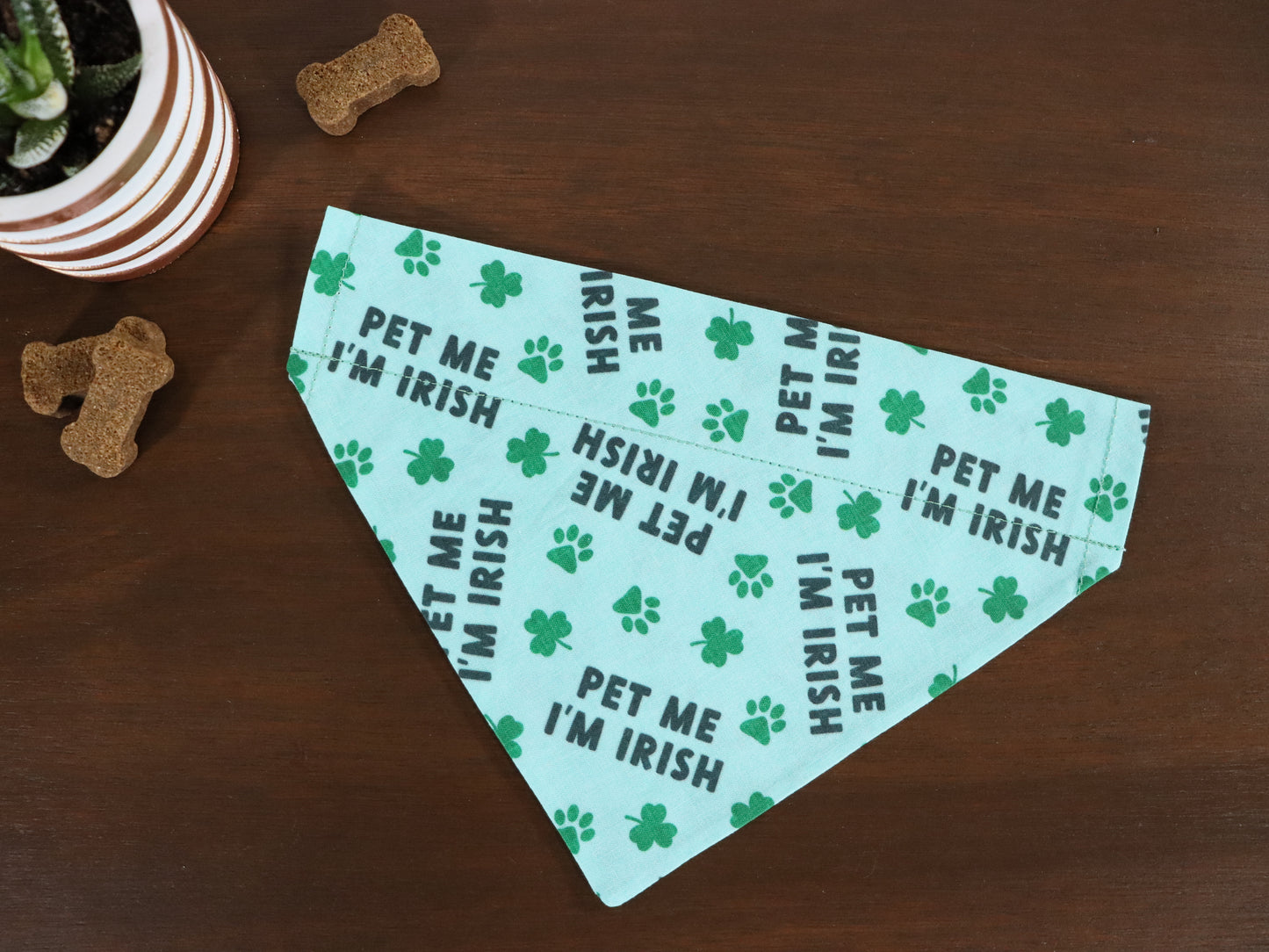 St. Patrick's Day - Pet Me I'm Irish Bandana