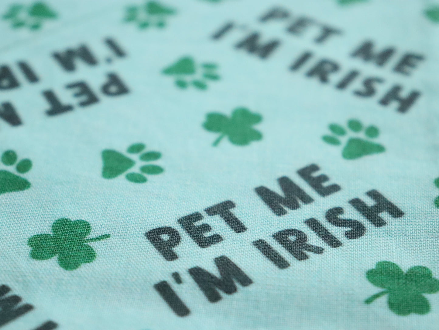 St. Patrick's Day - Pet Me I'm Irish Bandana