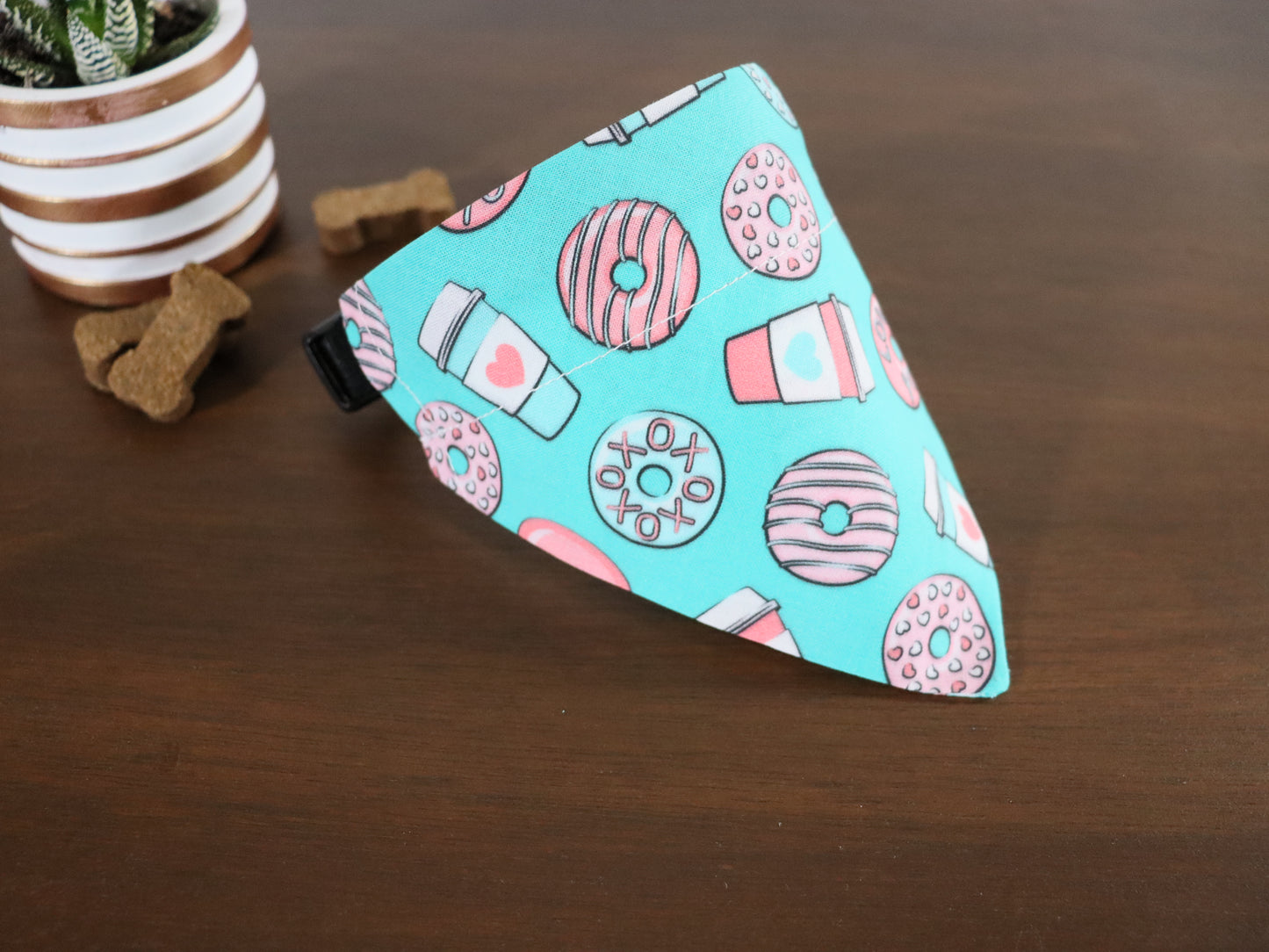 Valentine's Day - Teal or Pink Sweet Treats Bandana