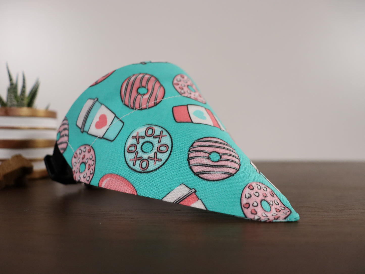 Valentine's Day - Teal or Pink Sweet Treats Bandana