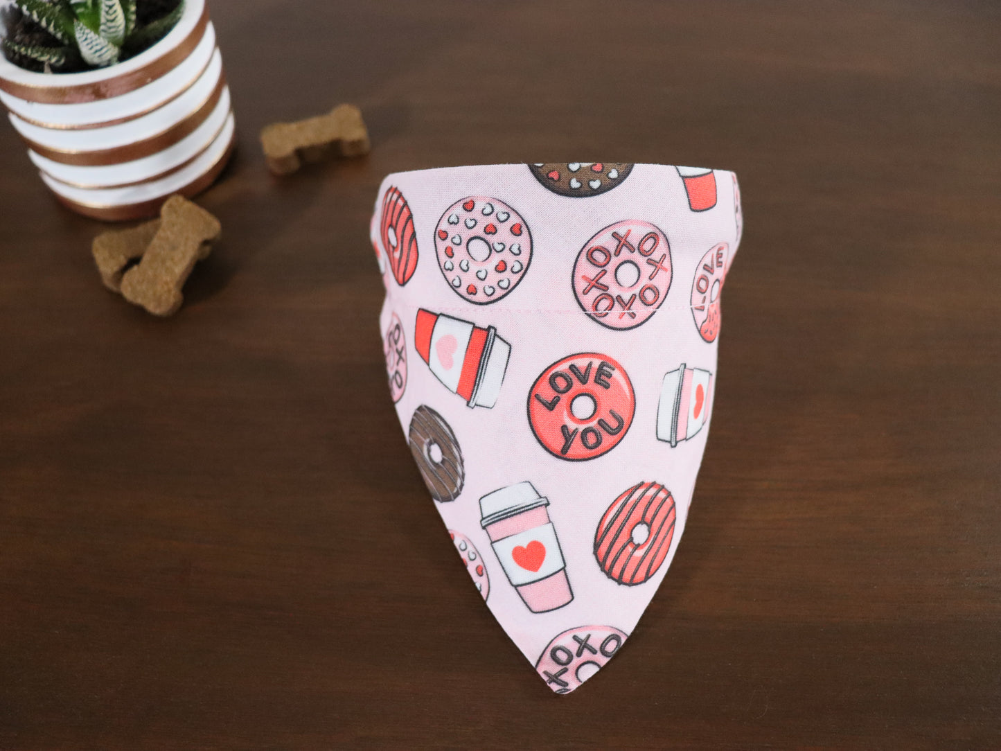 Valentine's Day - Teal or Pink Sweet Treats Bandana