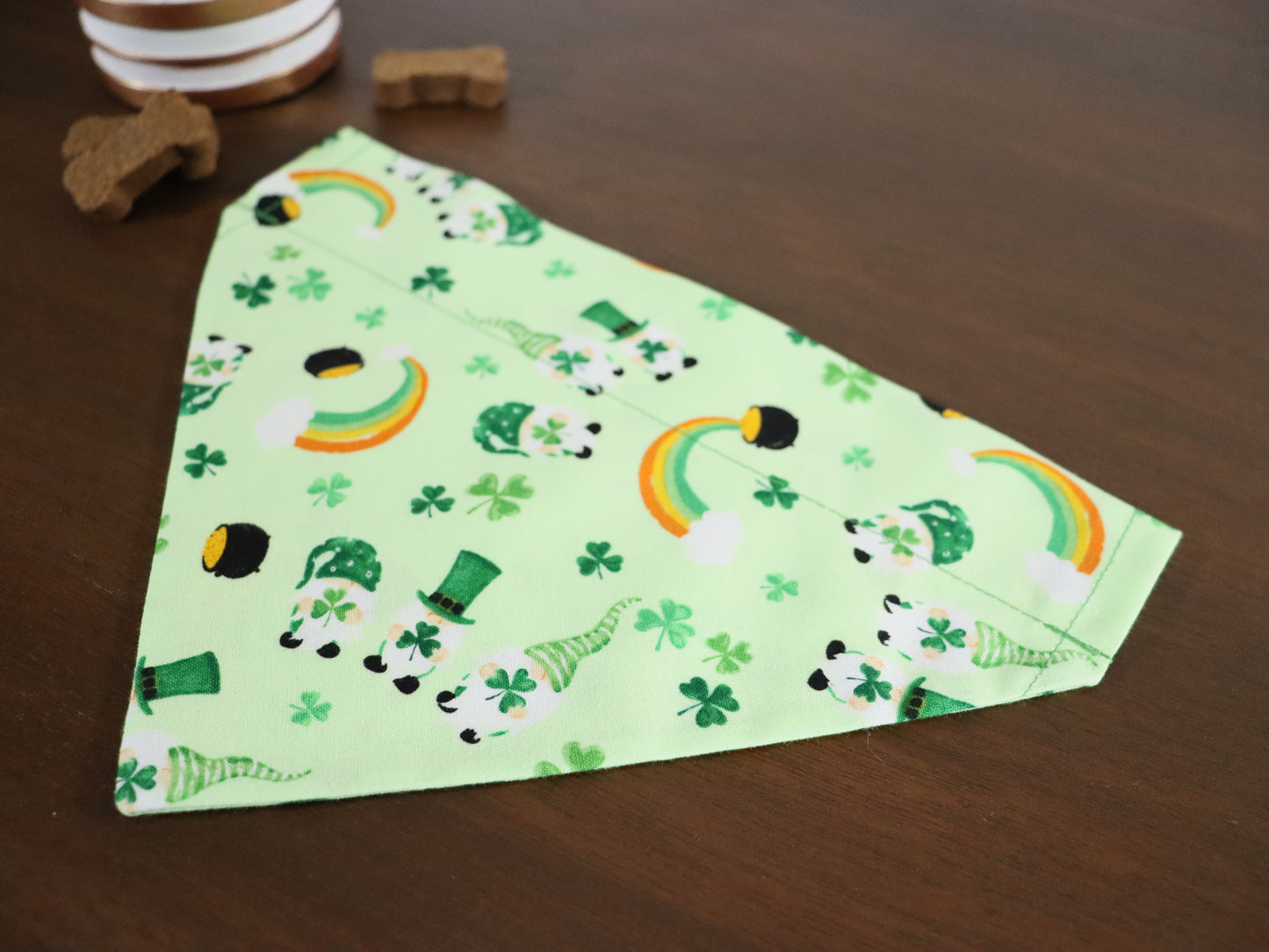 St. Patrick's Day - Rainbow Gnomes Bandana