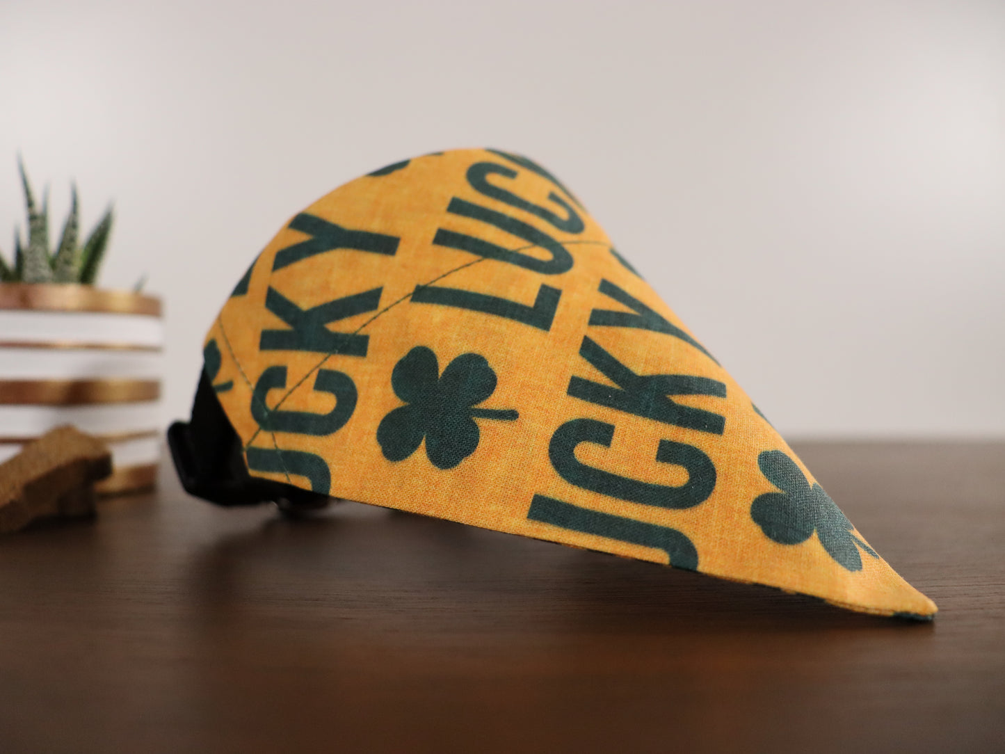 St. Patrick's Day - Lucky - Teal or Gold or Pink Bandana