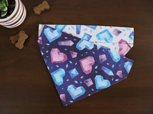 Valentine's Day - Gem Hearts Bandana