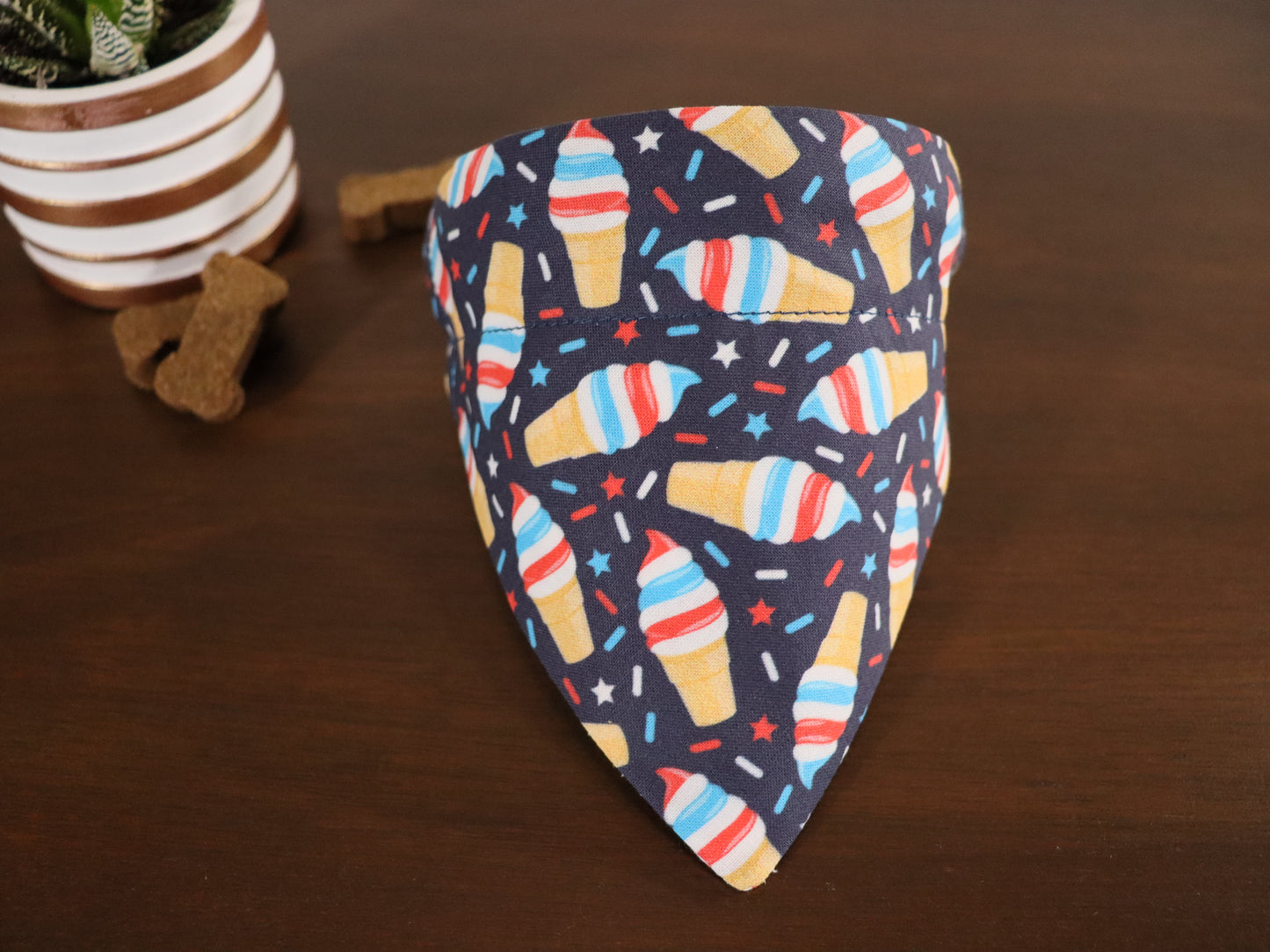 4th of July - Red White & Blue Ice Cream Bandana