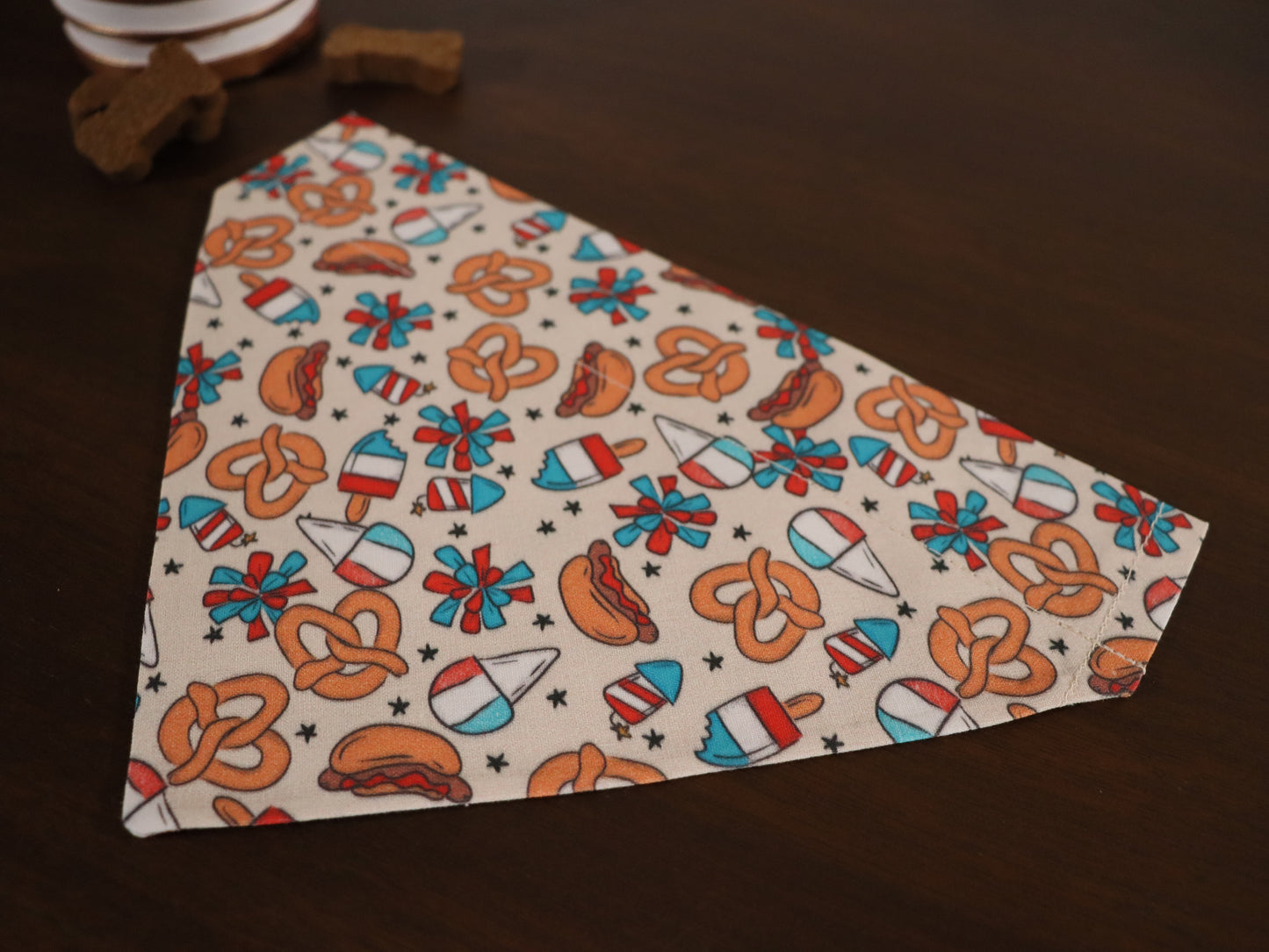 4th of July - Pretzels and Hotdogs Bandana