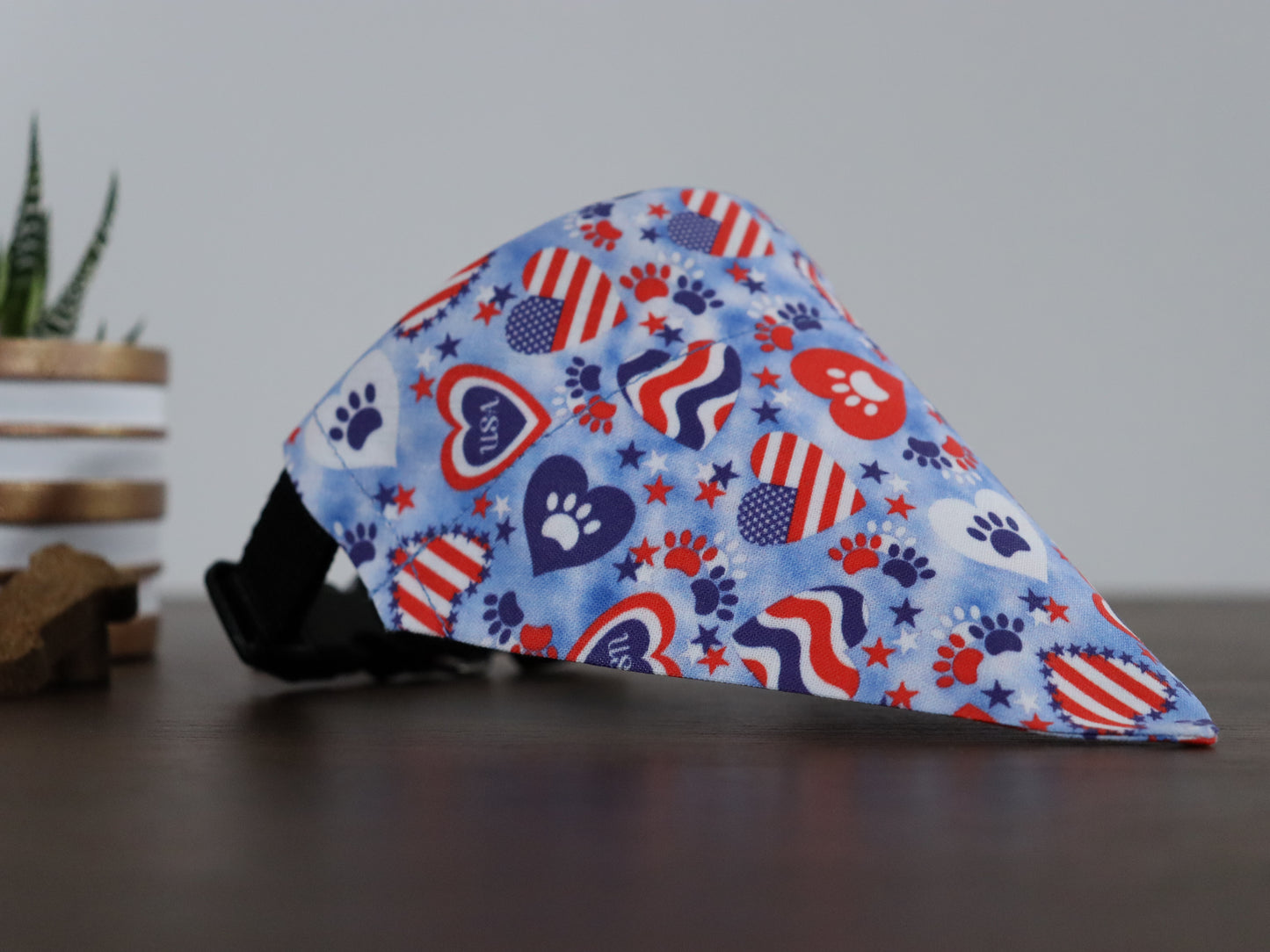 4th of July - Hearts and Flags Bandana