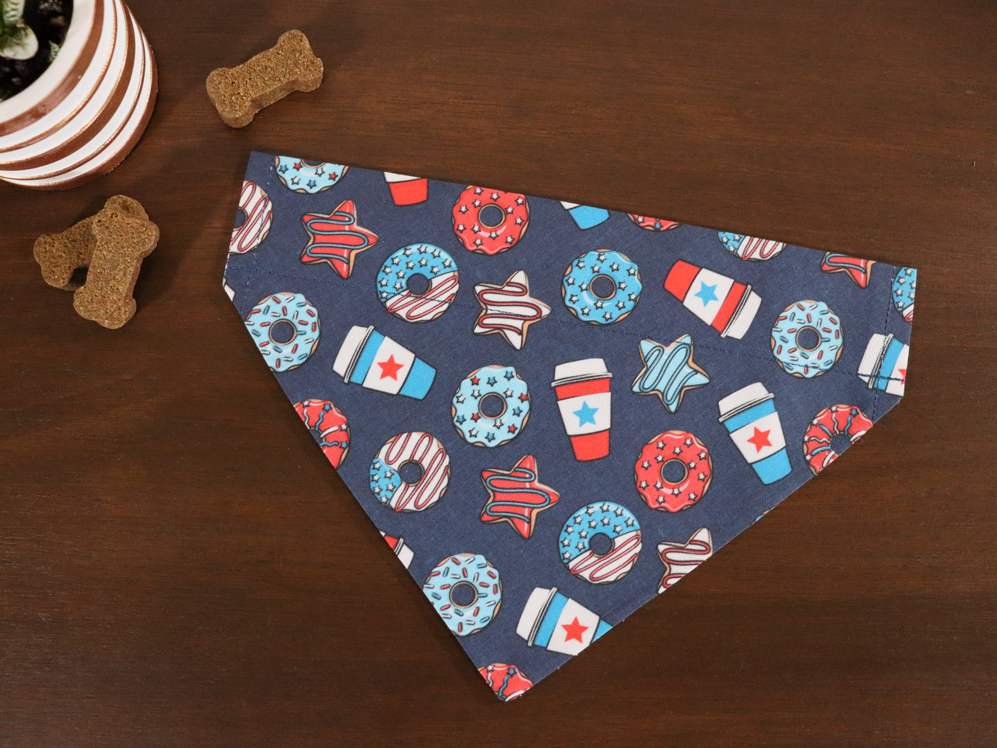 4th of July - Light Blue or Dark Blue Sweet Treats Bandana