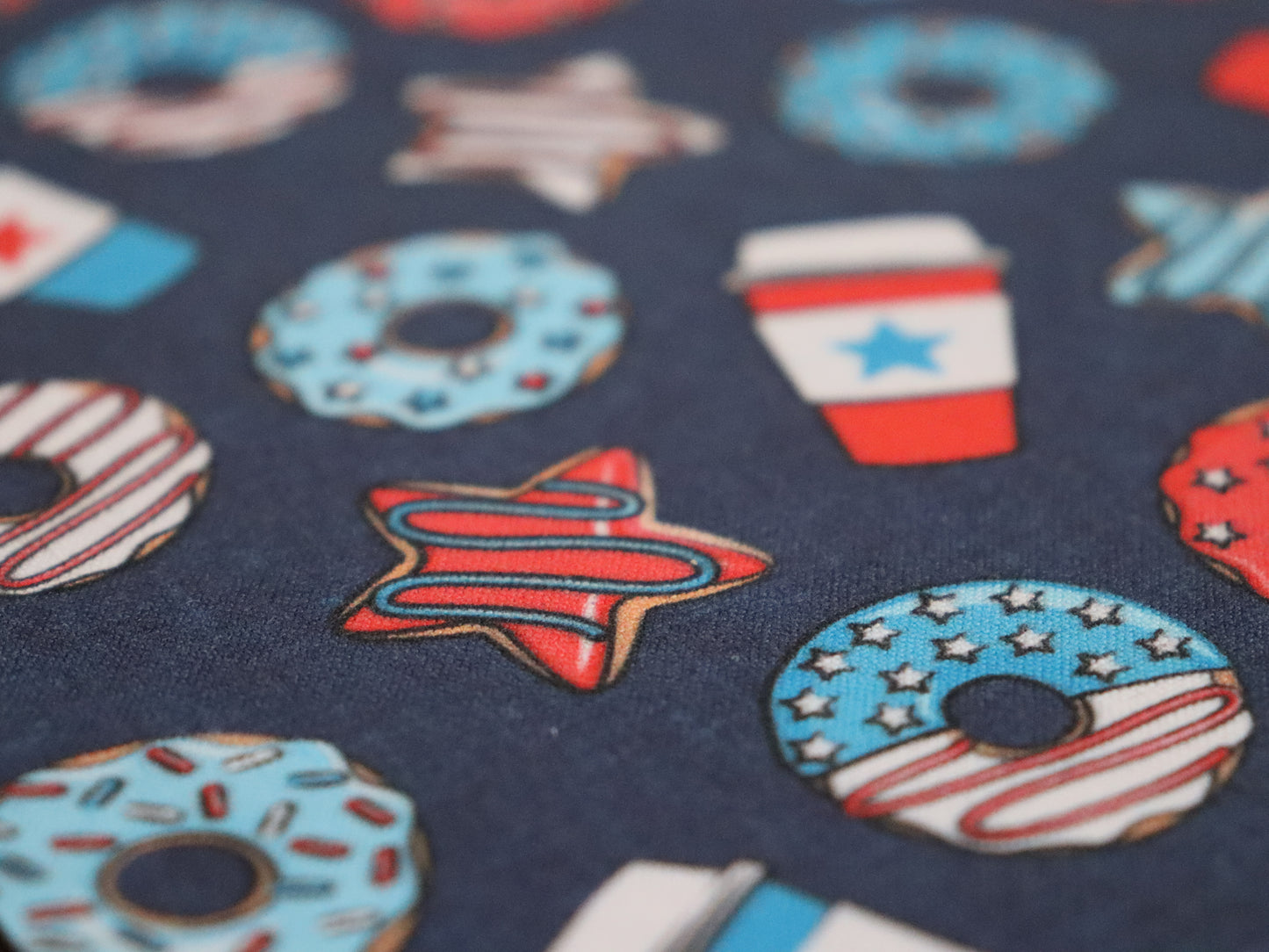 4th of July - Light Blue or Dark Blue Sweet Treats Bandana