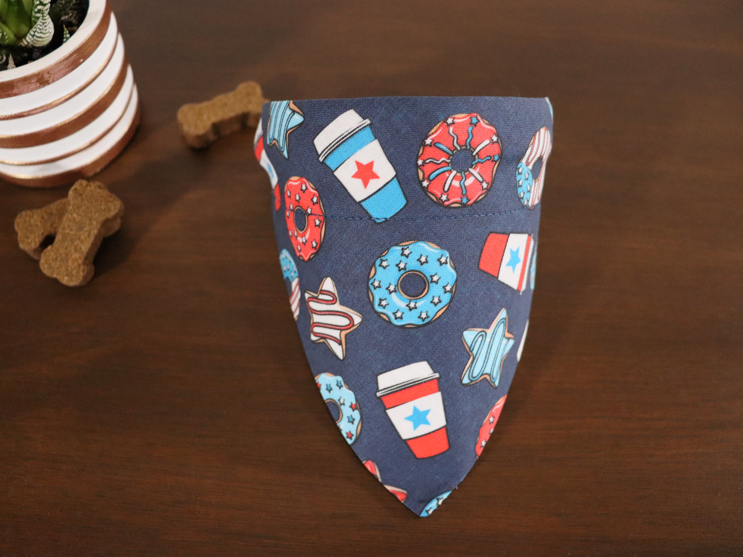 4th of July - Light Blue or Dark Blue Sweet Treats Bandana