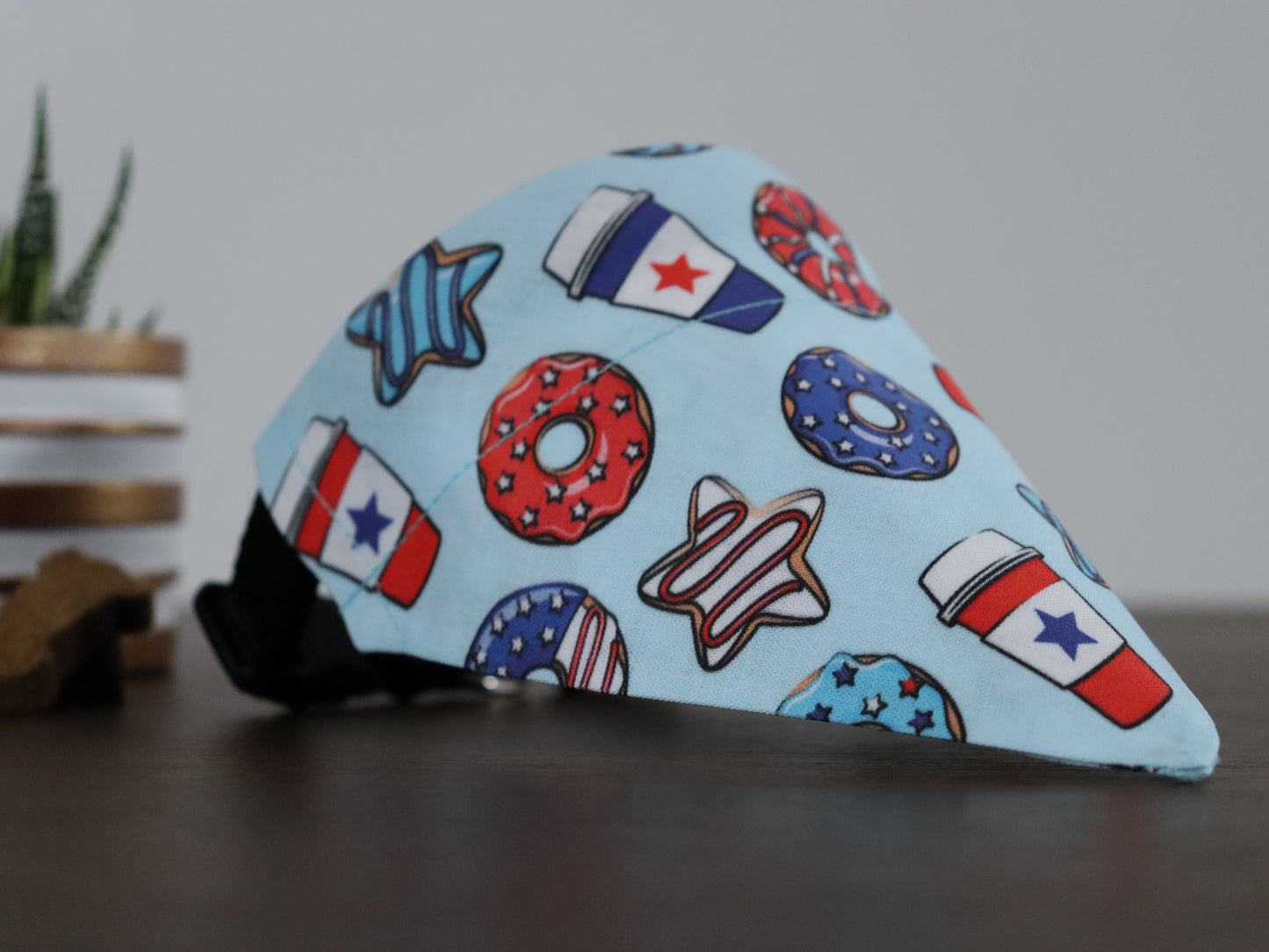 4th of July - Light Blue or Dark Blue Sweet Treats Bandana