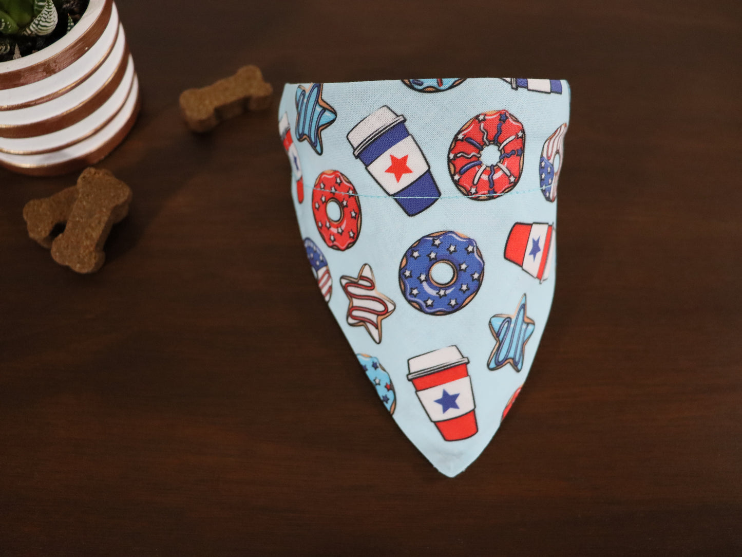 4th of July - Light Blue or Dark Blue Sweet Treats Bandana